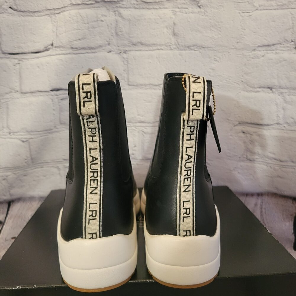 Lauren Ralph Lauren Rylee Leather Slip-On Sneakers - Picture 5 of 7